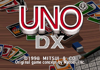 Uno DX Title Screen